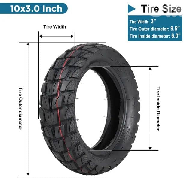 Electric scooter tire original rohan wings 80/65-6 1