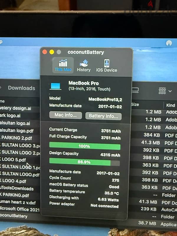 macbook pro 2016 touchbar 5