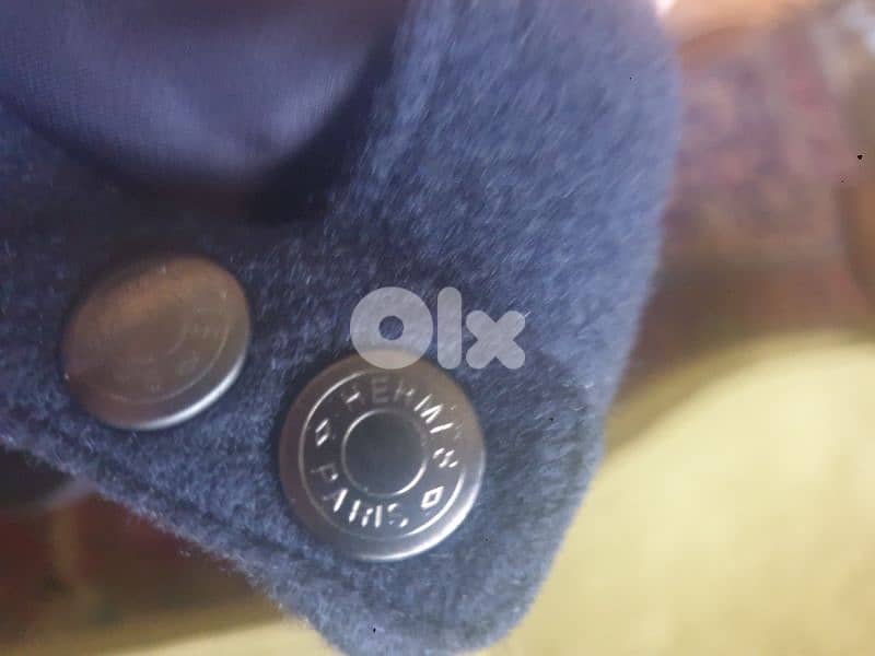 vintage Hermes cashmere cap unused. size 59,made in France 2