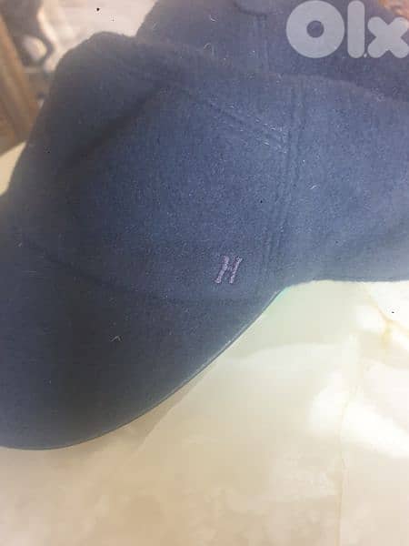 vintage Hermes cashmere cap unused. size 59,made in France 5
