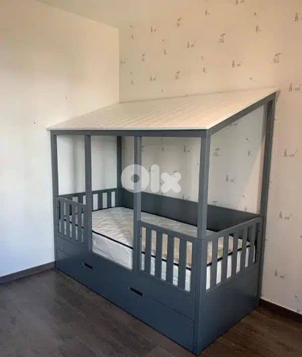 kids bed with mattress 0