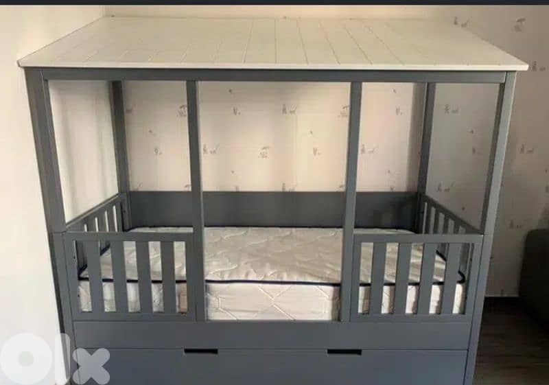 kids bed with mattress 1