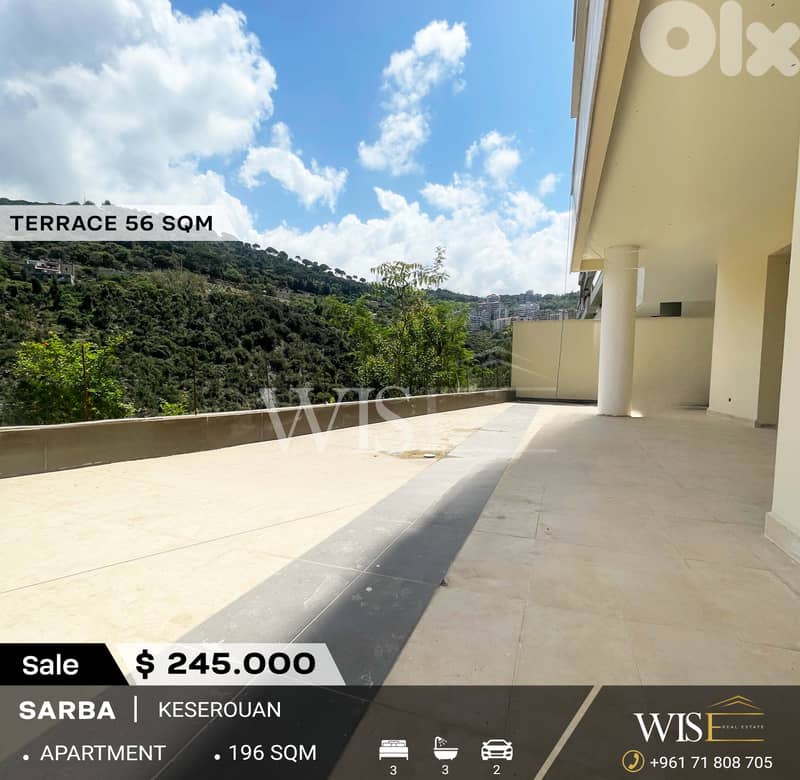 196 SQM Apartment for SALE in Daher Sarba ! 0