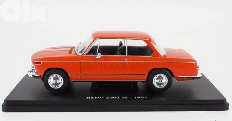 BMW 2002tii 1971 diecast car model 1;24 1