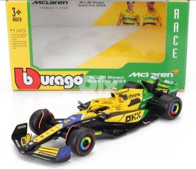 Mclaren MCL38 #4 (Senna 30th Anniversary) diecast car model 1;43.