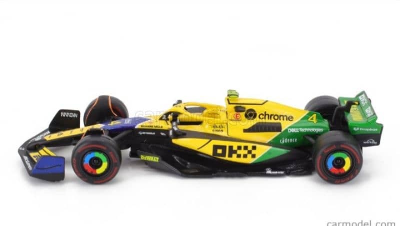 Mclaren MCL38 #4 (Senna 30th Anniversary) diecast car model 1;43. 1