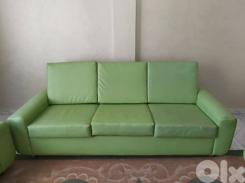 PU Leather Living Room Set 1