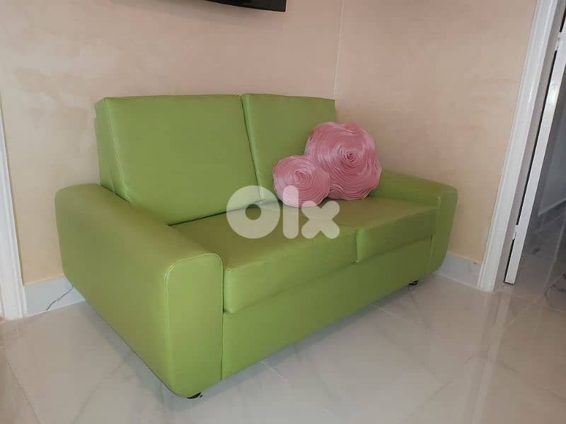 PU Leather Living Room Set 4