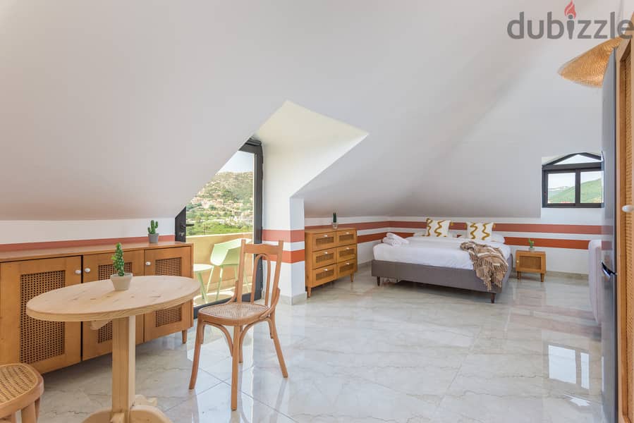 Fully Furnished Studio in Batroun - شقّة مفروشة للايجار 0