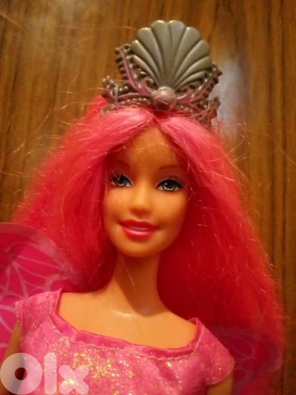Barbie BUTTERFLY QUEEN OOAK Mattel As new doll flexi legs long hair 4