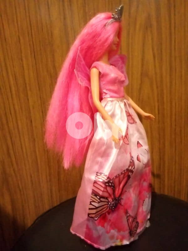 Barbie BUTTERFLY QUEEN OOAK Mattel As new doll flexi legs long hair 3