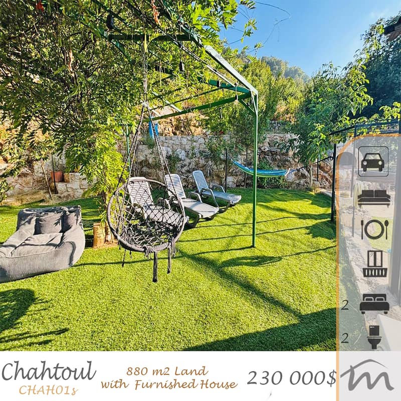 Chahtoul | Charming Stand Alone Home | 880m² Land | Perfect Investment 0