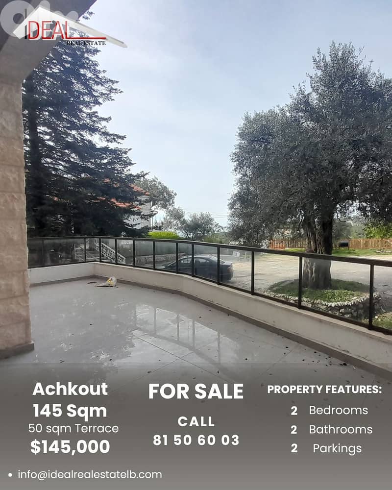 Apartment for sale in Achkout Keserouan شقة للبيع في عشقوت كسروان 0