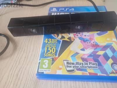 Playstation ps4 camera and PS4 game just dance and  ride like new