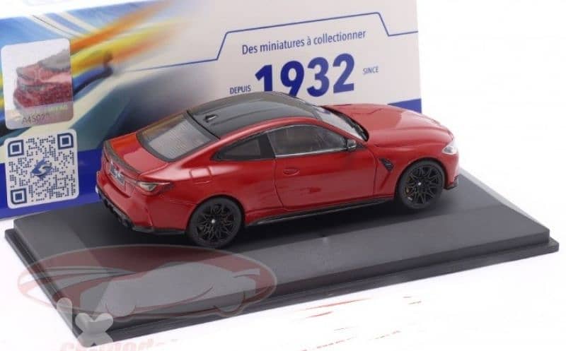 BMW M4 (G82) Competition diecast car model 1;43. 4