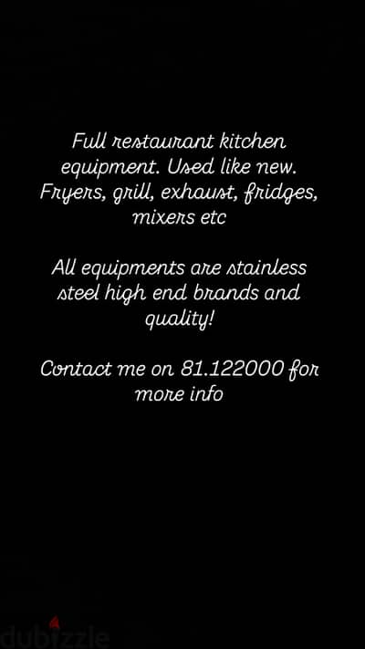 Restaurant Kitchen Equipment