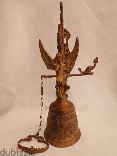 جرس برونز فرنسي أنتيك