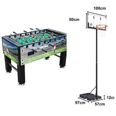 Now 430$ Was 580$ (2 items) movable hoop + babyfoot special price