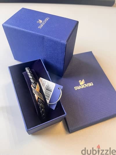 bracelet Swarovski infinity bronze