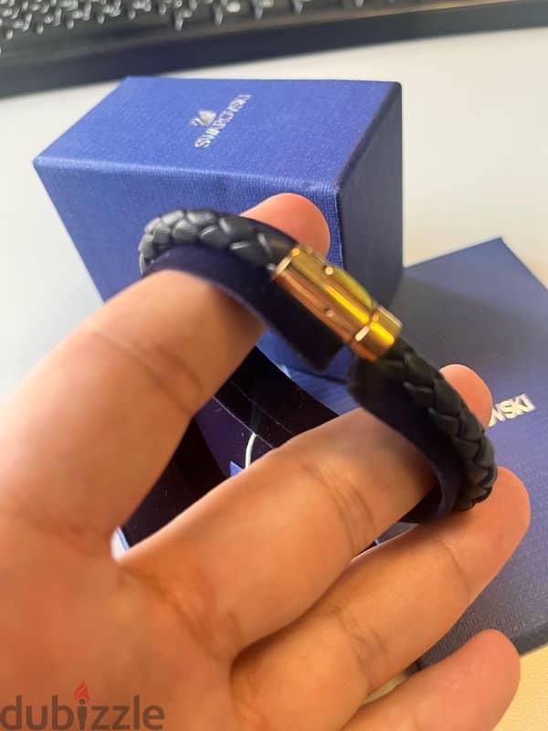 bracelet Swarovski infinity bronze 2