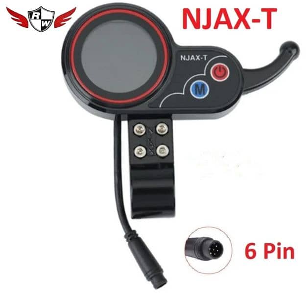 Electric scooter original rohan wings display 6pin 0