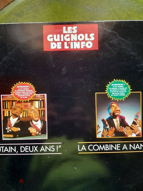 Laser Disc "Les Guignols de l'Info" Vol. 5 & 6 - Canal + Video 1994 3