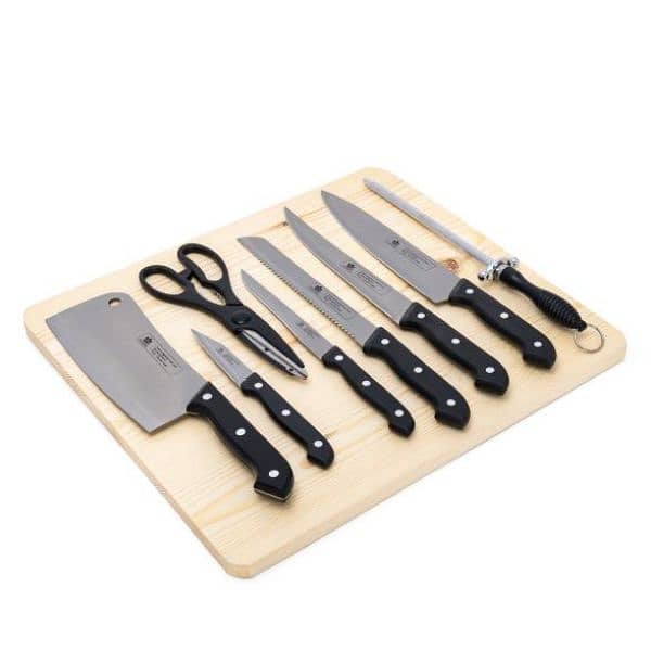 SBS kitchen knife 9 pcs set , rust free 0