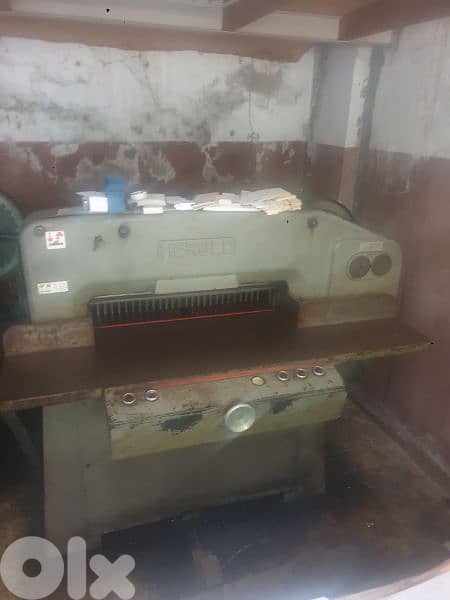 عدة مطبعة صناعة المانية للبيع 0