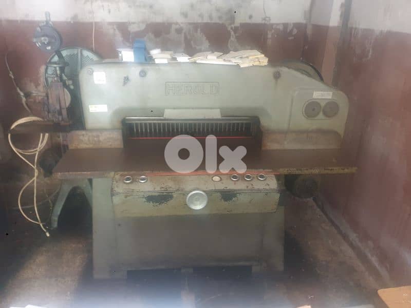 عدة مطبعة صناعة المانية للبيع 1