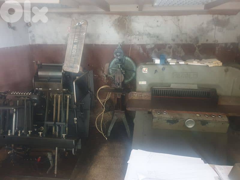 عدة مطبعة صناعة المانية للبيع 4