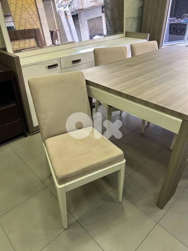 غرفة سفرة تركيا كاملة مستعملة شبه جديدة 1