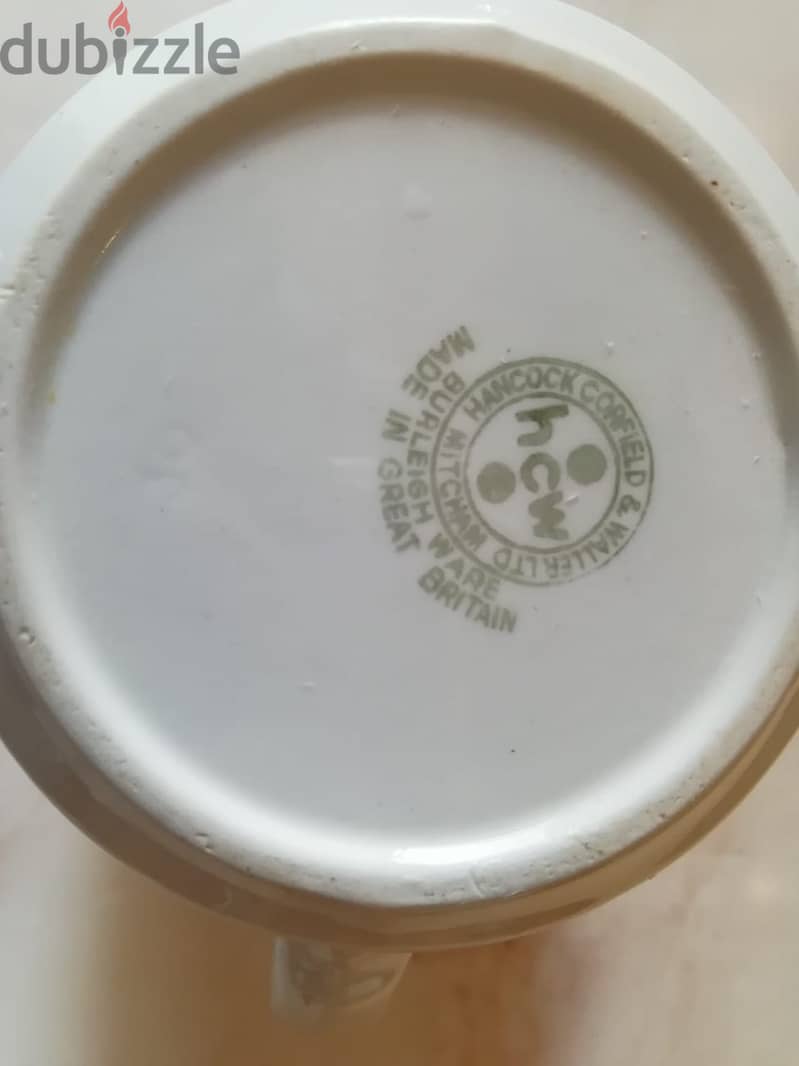 Vintage Buchanan's Black & White Scotch Whisky Burleigh Ware Water Jug 3