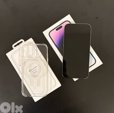 IPhone 14 Pro 256 Gb Deep Purple 2 ESIM + Clear Case Original
