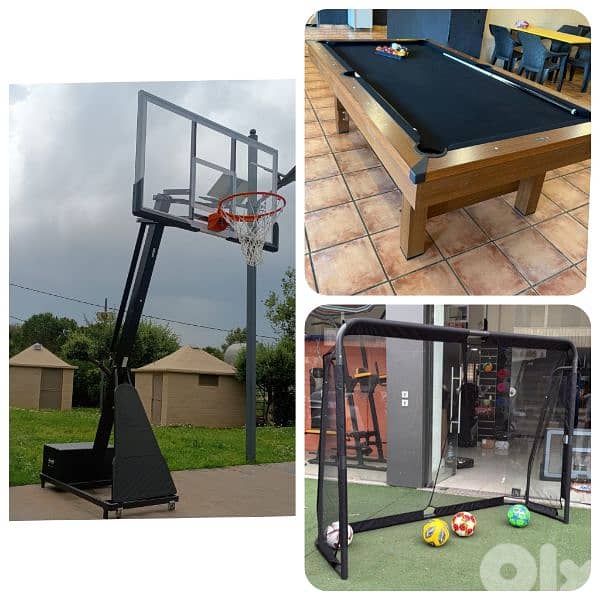 Now 1080$ was 1230$ (3 items) basketball + billiard + min football 0