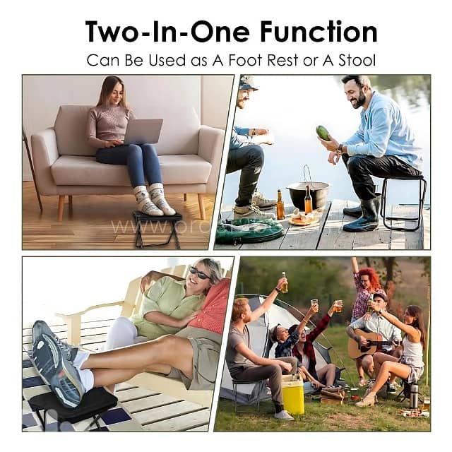 Pocket-Sized Camping Chair with Carry Bag – Ideal for Hiking & Picnics 3