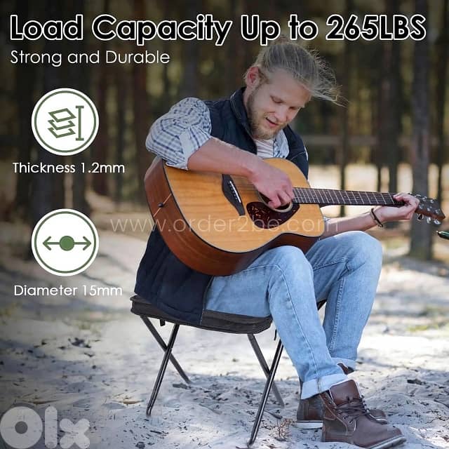 Pocket-Sized Camping Chair with Carry Bag – Ideal for Hiking & Picnics 4