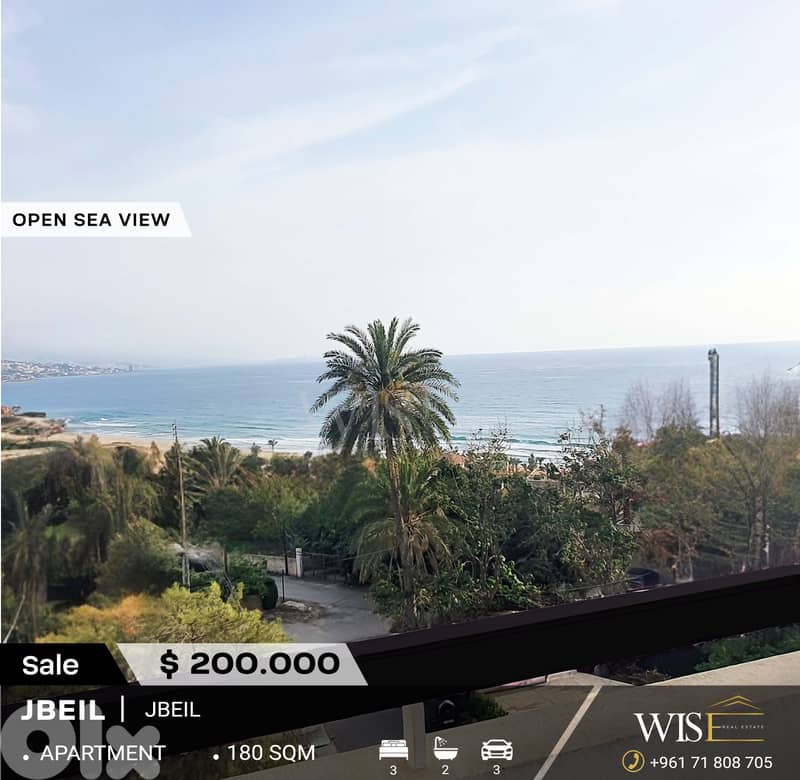 180 SQM Apartment for SALE in Jbeil Souks (old town)! 0
