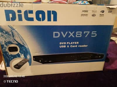 a brand new DICON DVX875 dvd player usb & card reader