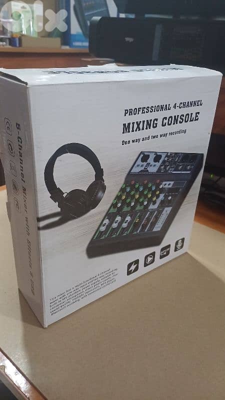 mixer 4ch usb bt aux new in box 3