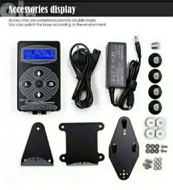 HP2 Hurricane Digital Dual Tattoo Power Supply PRO Fountain Source 1