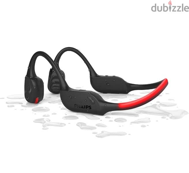 Philips Audio TAA7607BK/00 Open-ear Wireless Sports Headphones, IP66 0