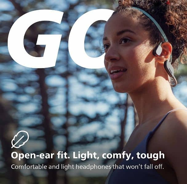 Philips Audio TAA7607BK/00 Open-ear Wireless Sports Headphones, IP66 2