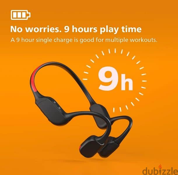 Philips Audio TAA7607BK/00 Open-ear Wireless Sports Headphones, IP66 5
