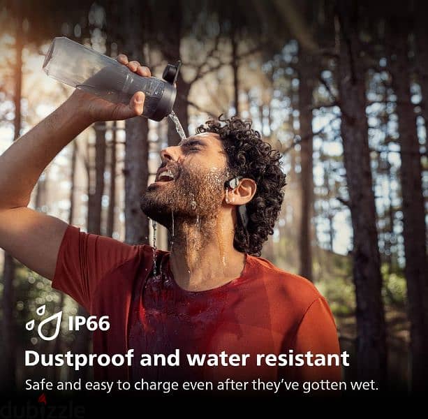 Philips Audio TAA7607BK/00 Open-ear Wireless Sports Headphones, IP66 6