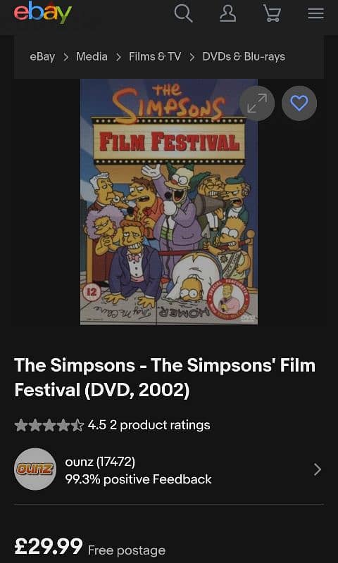 The Simpsons - The Simpsons' Film Festival (DVD, 2002) 3