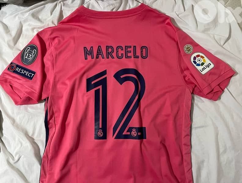 real madrid away jersey 20/21 marcelo adidas jersey 0