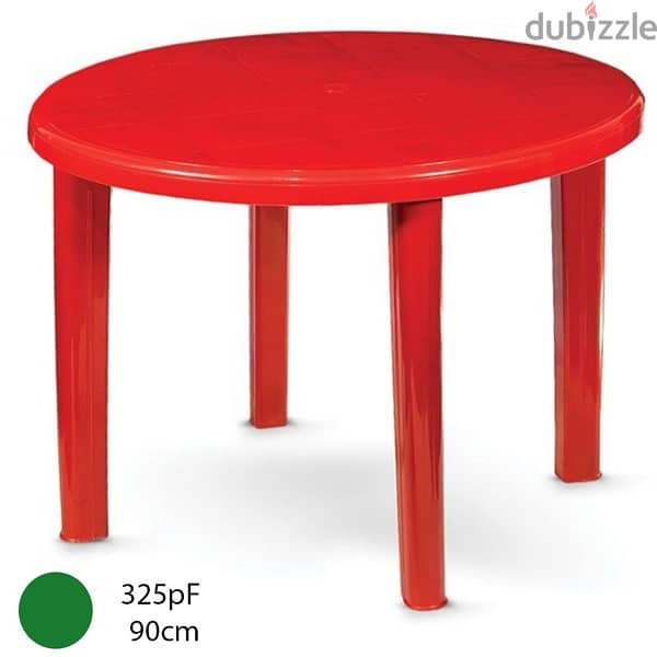 Plastic Round Table 0