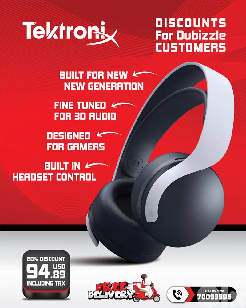 Sony PlayStation Pulse 3D Wireless Headset PS5 & PS4 0