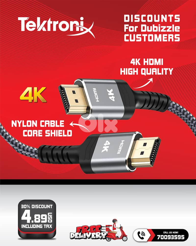 4K Hdmi Cable High Quality Length Optional 0