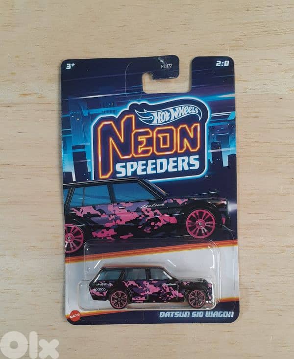 Hot Wheels Neon Speeders diecast car model 1;64. 0